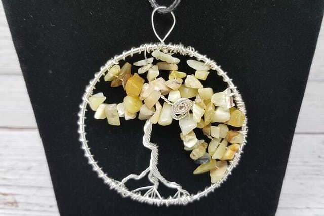 Wire Wrapping Tree of Life Necklace Class - Photo 1 of 6